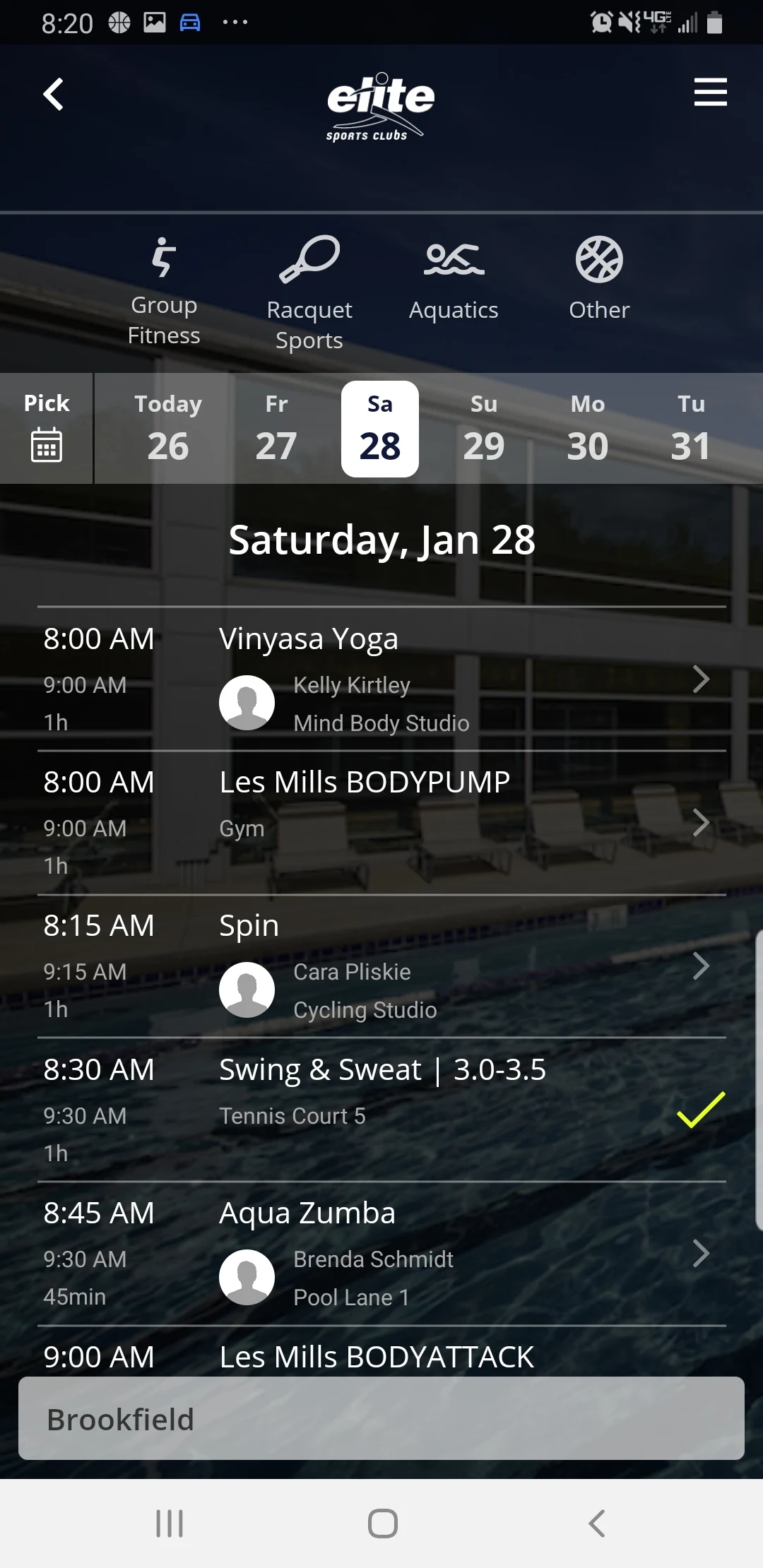 Elite Sports Clubs screenshot